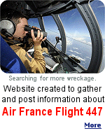 From 2011: A website has been established to follow the recovery operation of Flight 447 that disappeared off the coast of Brazil on Sunday, May 31 2009 with 228 people aboard. 